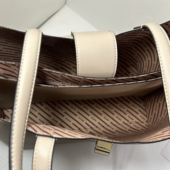 Aldo nude leather Large Totebag - Picture 5 of 12